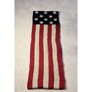American Flag USA Infinity Knit Scarf 50x11 Acrylic Unisex Reversible Unbranded